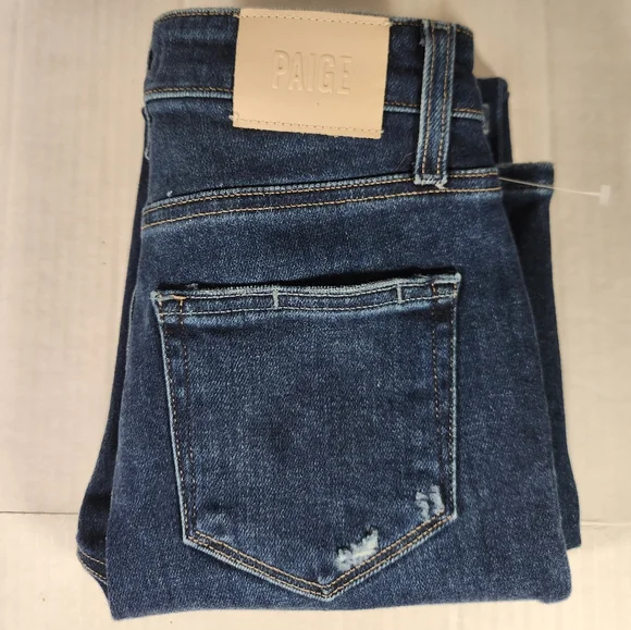 NWOT Women's Paige Cindy Emotion Distressed Jeans - Picture 5 of 14